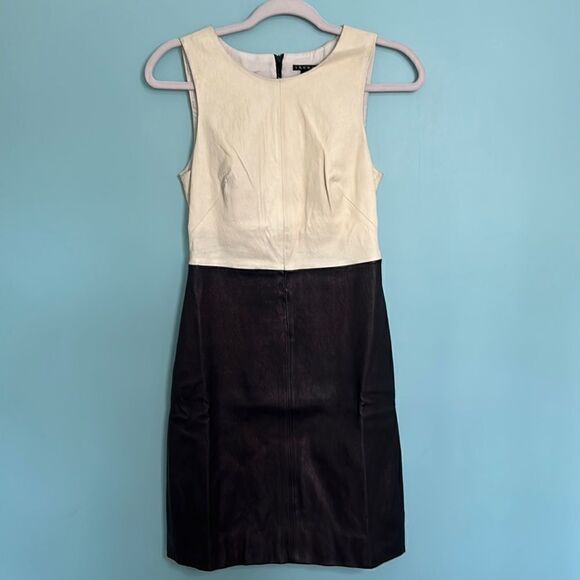 Theory Lamb Leather Dress - Picture 1 of 9